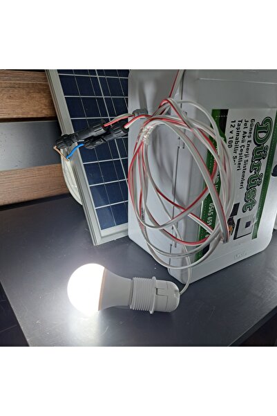 Lexron Wolnur Taşınabilir Güneş Enerjili Telefon Şarjı Ve Aydınlatma Paketi (12VOLT SİSTEM)