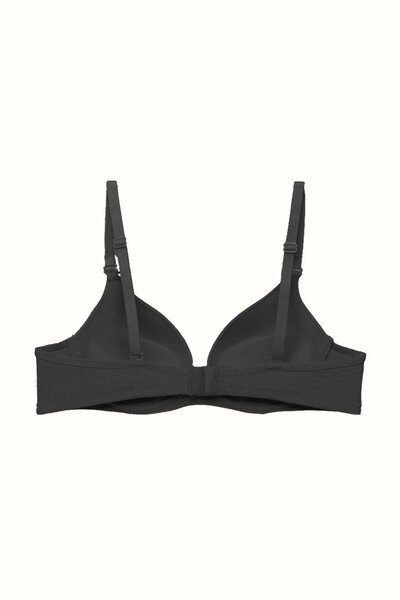 C&City 3 Pack Push up Soft Covered Knitted Bra C37015 Black/White/Skin