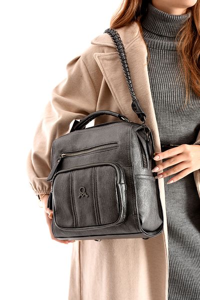 KIRASE Mega Bag Ποιότητας Δερμάτινο Πολλαπλών Διαμερισμάτων ώμου και σακίδιο πλάτης