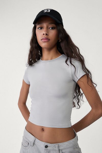 Stradivarius Basic polyamide T-shirt