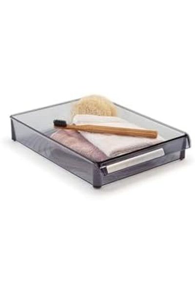 STOREMAX Mu-Artshop M-E27-50-25 Organizer Shelf, Transparent Black Tnca 871301