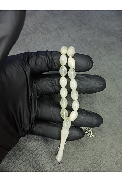 Mos Tespih Mărgele de rugăciune de chihlimbar cu pulbere Moire tăiată cu orz