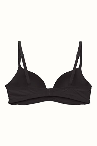 C&City 3-Pack Unpadded Soft-Covered Knitted Bra C31791 Black/White/Nude