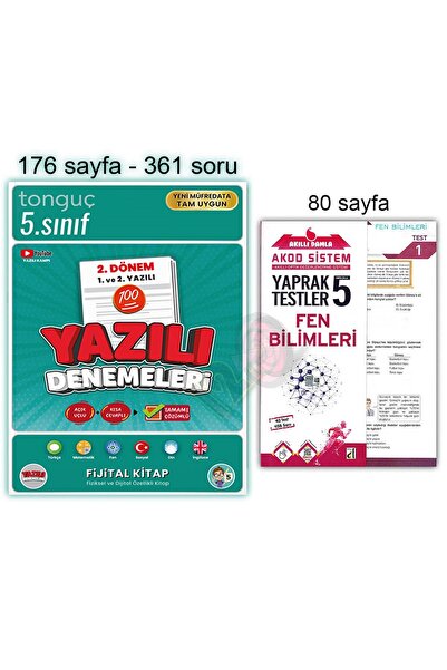Tonguç Yayınları 5. Sınıf 2. Dönem Yazılı Denemeleri Fen Yaprak Test