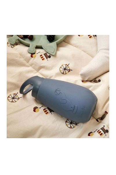 Nuuroo Pax Silicone Drinking Cup with Straw Dusty Green Green 350 Ml