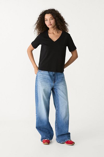 Stradivarius Basic regular fit cotton T-shirt