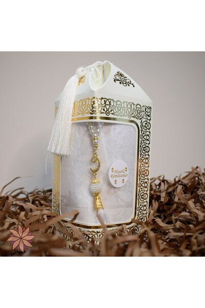 mehra design Ramazana özel hediyelik seccade ve tesbih seti hayırlı ramazanla...