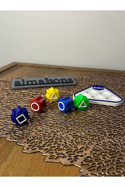 almalions Squid Game 2 - 5 Stone Game Set, Five Stone Game Set, Gonggi Game