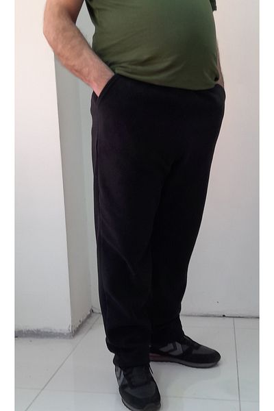 Mertcan Butik Μαύρο χειμερινό ανδρικό φούτερ με 3 κλωστές