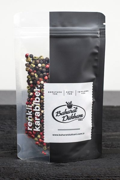 Baharat Dükkanı Colored Black Pepper 1000Gr