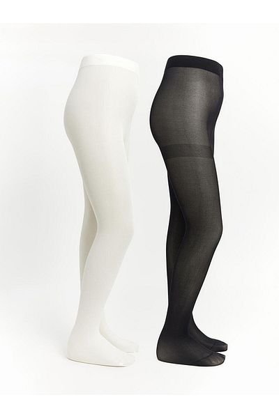 LC Waikiki LCW Kids Girl's Thin Pantyhose 2 Pack