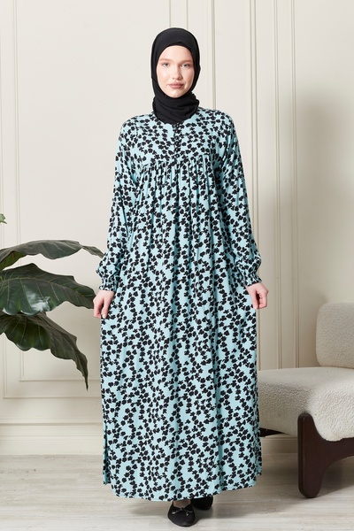 fistan Ύφασμα βισκόζης - Κορδόνι με κουμπιά, Ρούχα με λουλούδια, Φόρεμα προσευχής Mother