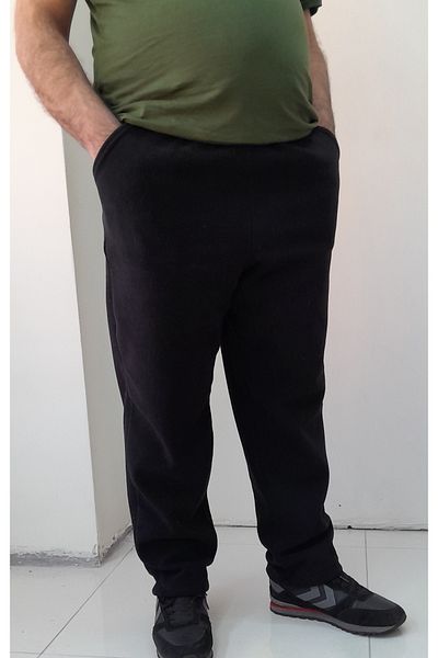 Mertcan Butik Μαύρο χειμερινό ανδρικό φούτερ με 3 κλωστές