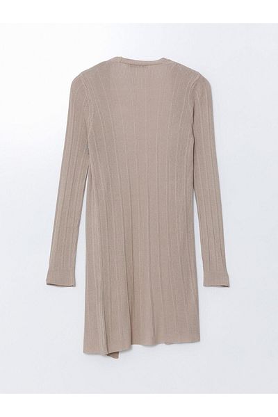 LC Waikiki LCWAIKIKI Klassische Strickjacke mit Schalkragen für Damen