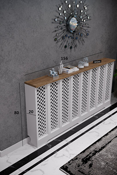 BAGAX Petek Onu Dresuar Kaplama 156cm Cok Amacli Dolaplar Mobilya Kalorifer P...