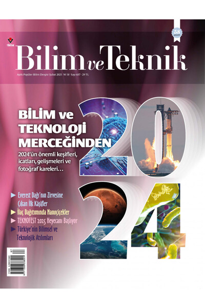 Tübitak Yayınları Bilim ve Teknik Dergi Şubat 2025