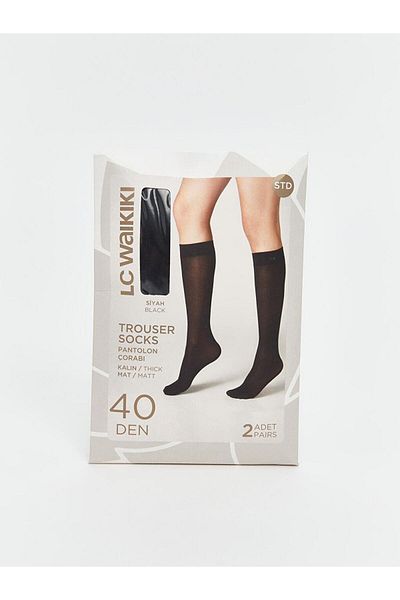LC Waikiki LCW DREAM 40 Denier Women's Knee Socks 2 Pack
