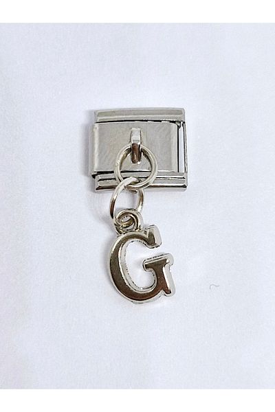 RoseCo00 1 Piece Letter g Italian Bracelet Charm