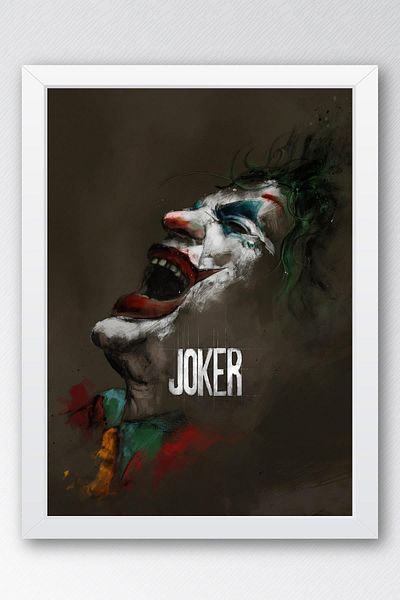 Saturn Pictură înrămată Joker - Pictură poster de film