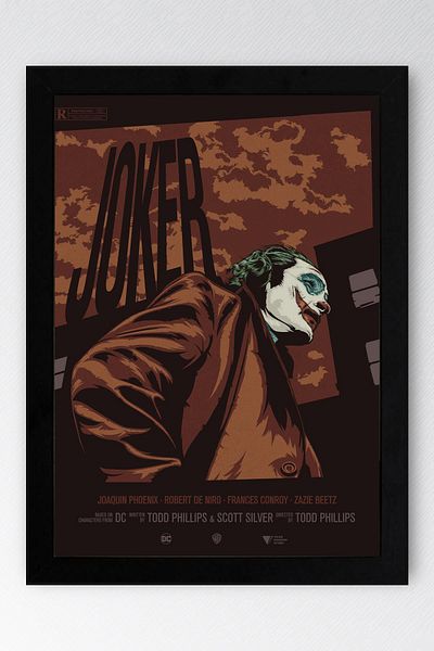 Saturn Pictură înrămată Joker - Pictură poster de film