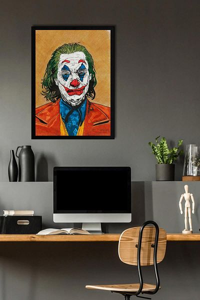 Saturn Pictură înrămată Joker - Pictură poster de film