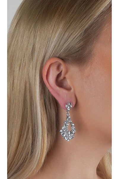 MRK نموذج قطرة فساتين السهرة الحجرية أقراط النساء