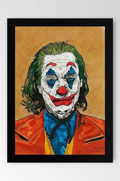 Saturn Pictură înrămată Joker - Pictură poster de film