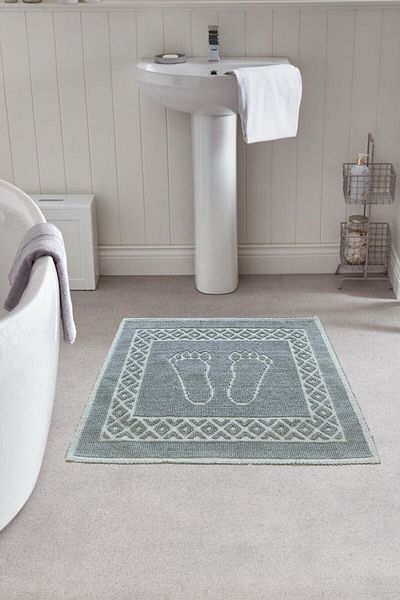Dokumacıoğlu Soffy Cotton Grey & Grey 50x70 cm Πανί Μπάνιου Πανί Ποδιών