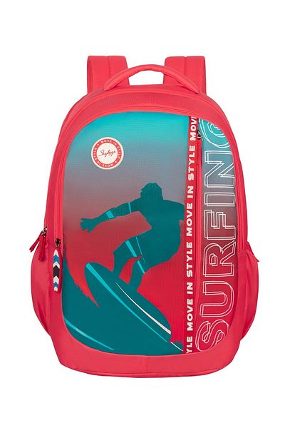 Skybags KLAN PLUS 04 SCHOOL BACKPACK RED