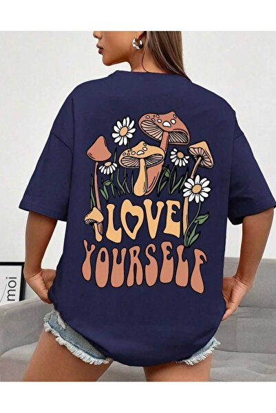 KOZİA OUTDOORS تي شيرت Malkoçbey Love Yourself مطبوع عليه