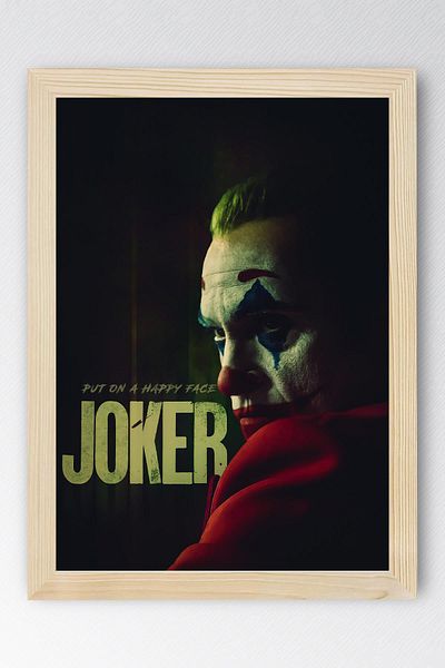 Saturn Joker Framed Painting - Movie Poster Painting