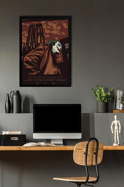 Saturn Pictură înrămată Joker - Pictură poster de film