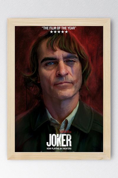 Saturn Pictură înrămată Joker - Pictură poster de film