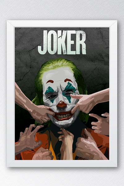 Saturn Pictură înrămată Joker - Pictură poster de film