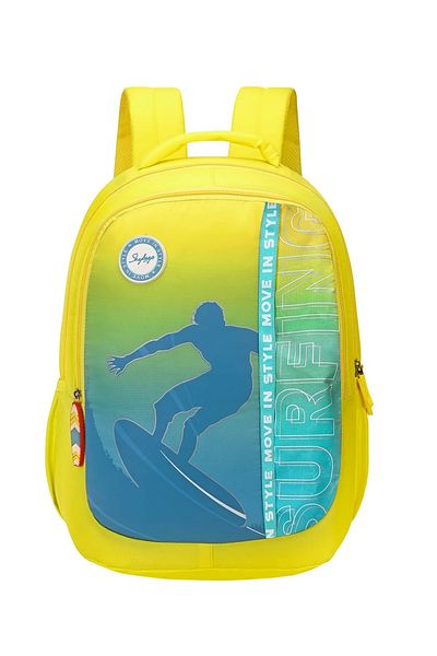 Skybags KLAN PLUS 03 SCHOOL BACKPACK YELLOW