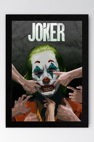 Saturn Pictură înrămată Joker - Pictură poster de film