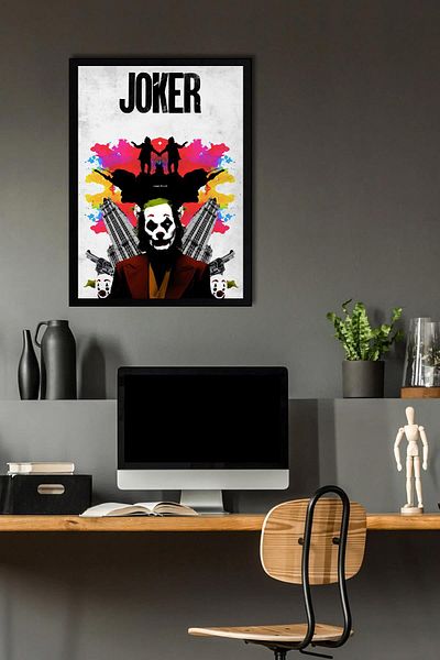 Saturn Pictură înrămată Joker - Pictură poster de film