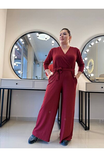 garajmood Black Double Breasted Collar Jumpsuit Plus Size