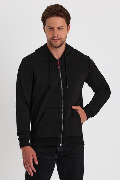 Cavla Collection Men's Zip Hooded Pocket Sweatshirt