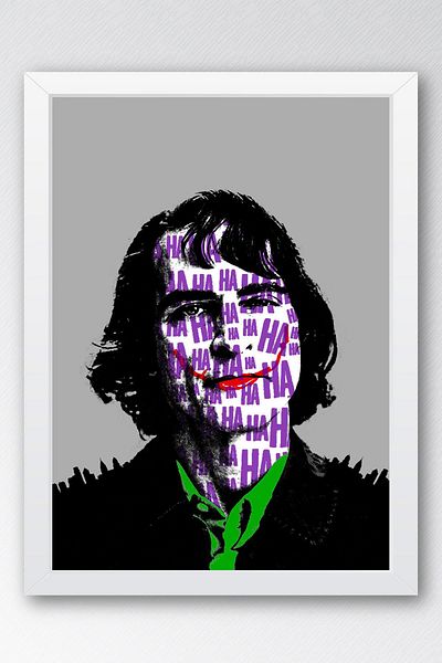 Saturn Pictură înrămată Joker - Pictură poster de film