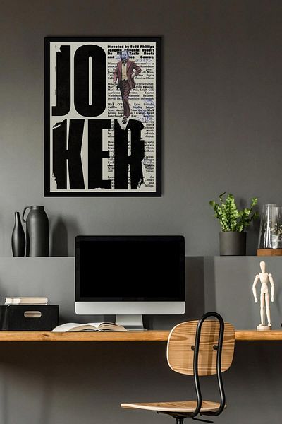 Saturn Pictură înrămată Joker - Pictură poster de film