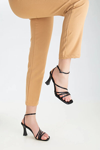 Lukatlove Women's Ankle Strap Evening Dress Heeled Shoes