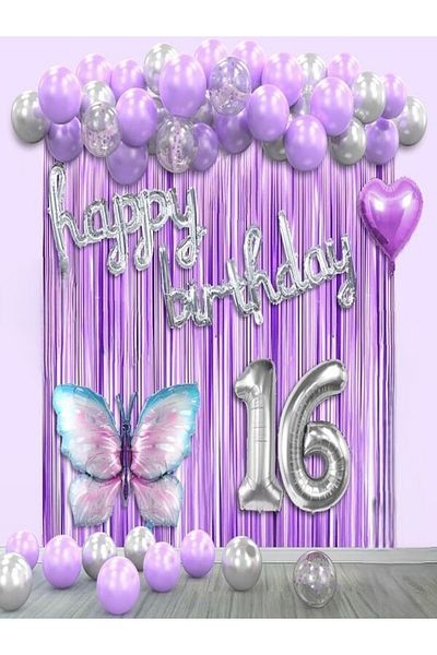 CANSIN Butterfly Balloon Chain Set