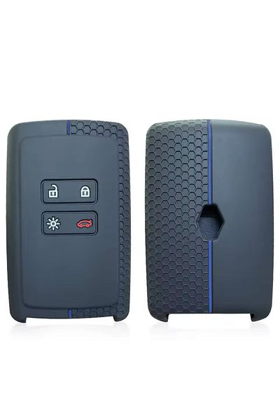 emii auto spare parts Black/Blue Key Case for Renault Clio 5 Megane 4 E-Tech - Koleos Rafale Austral Captur