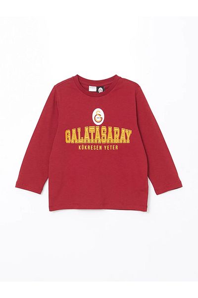LC Waikiki Lcw Kids Boy Red Crew Neck Printed Pajamas Set - t t