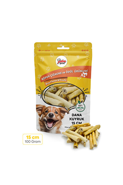 Patim Gurme Dana Kuyruk 15 cm 100 Gram %100 Doğal Köpek Ödül Maması