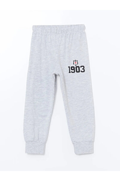 LC Waikiki Black Long Sleeve Printed Pajamas Set for Baby Boy - Crew Neck t t