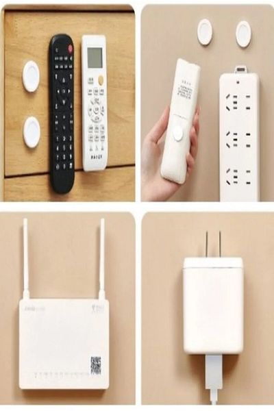 TİNEKE 2 Pieces Magnet Multi-Purpose Control Modem and Phone Holder