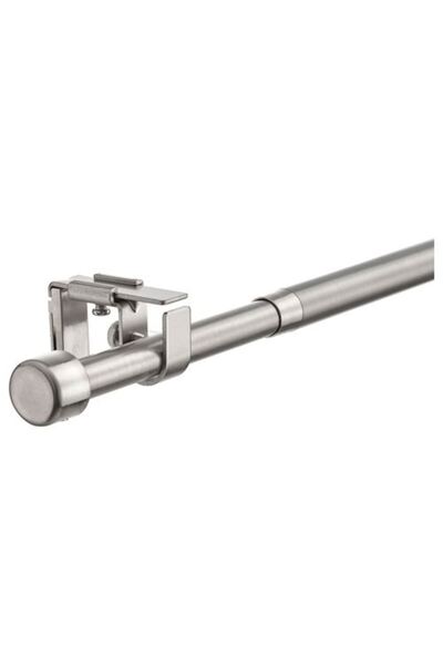 IKEA - BEKRAFTA, set de bare pentru perdele, placat cu nichel, 120-210 cm 19 mm
