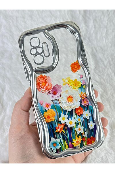 Vip Case Redmi Note 10 Pro - حافظة Bloss بتصميم أنيق وعصري مع حماية للكاميرا بتصميم زهرة ملونة